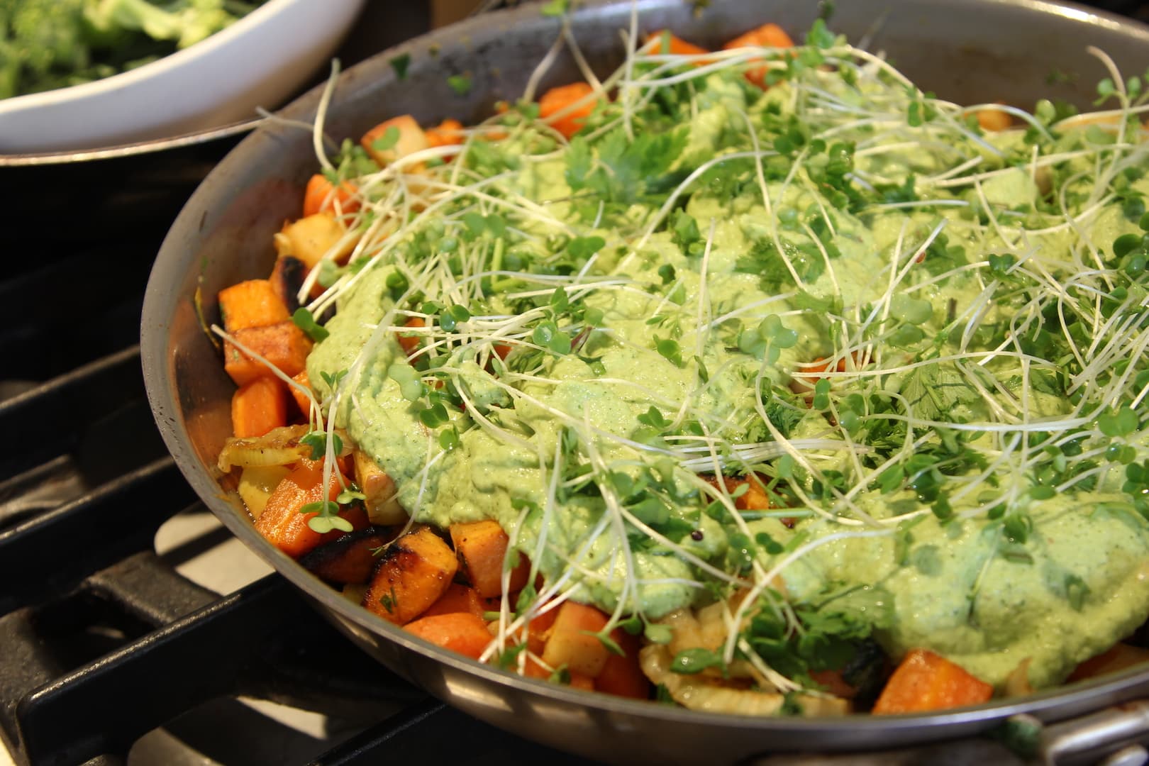 Fennel Mixed Vegetables with Zucchini Coriander Sauce — 4