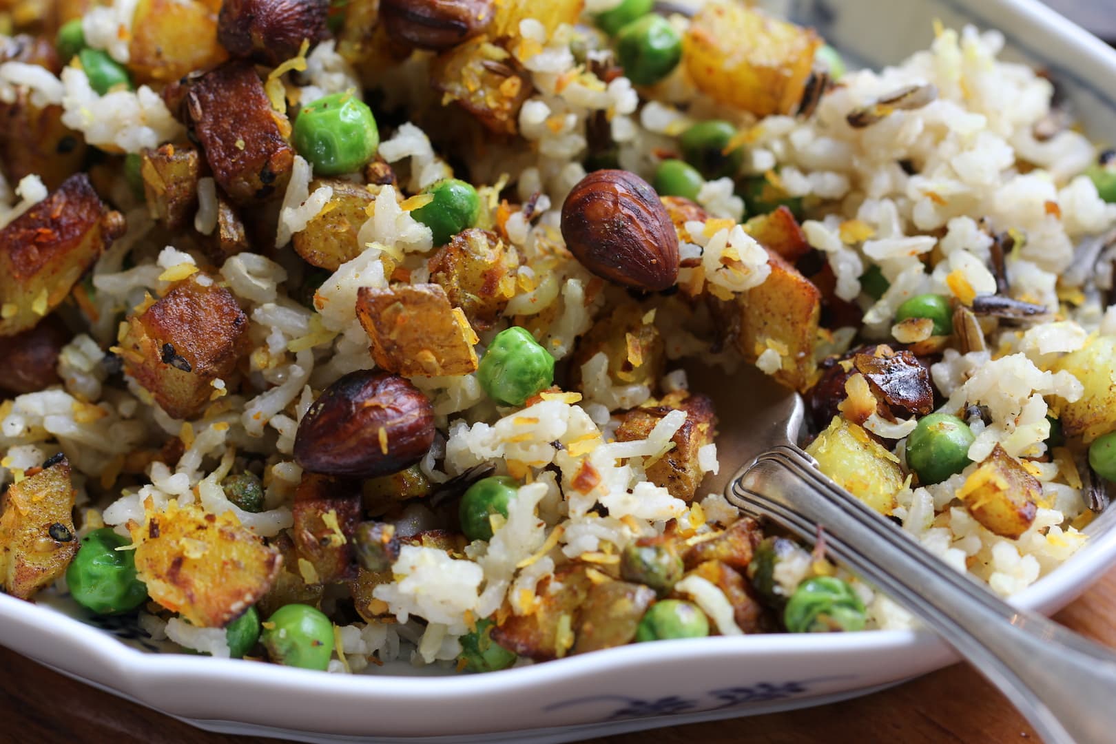 Smoky Stir-Fried Mixed Rice