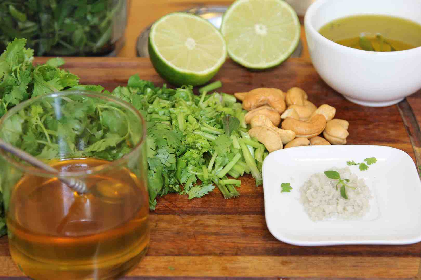 4. pesto coriander