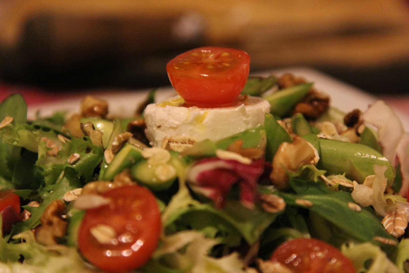 Asparagus Goat cheese salad 2