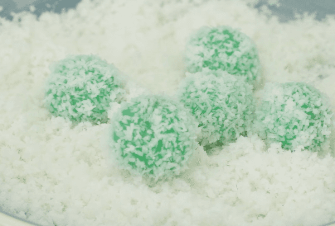 Pandan coconut balls 5