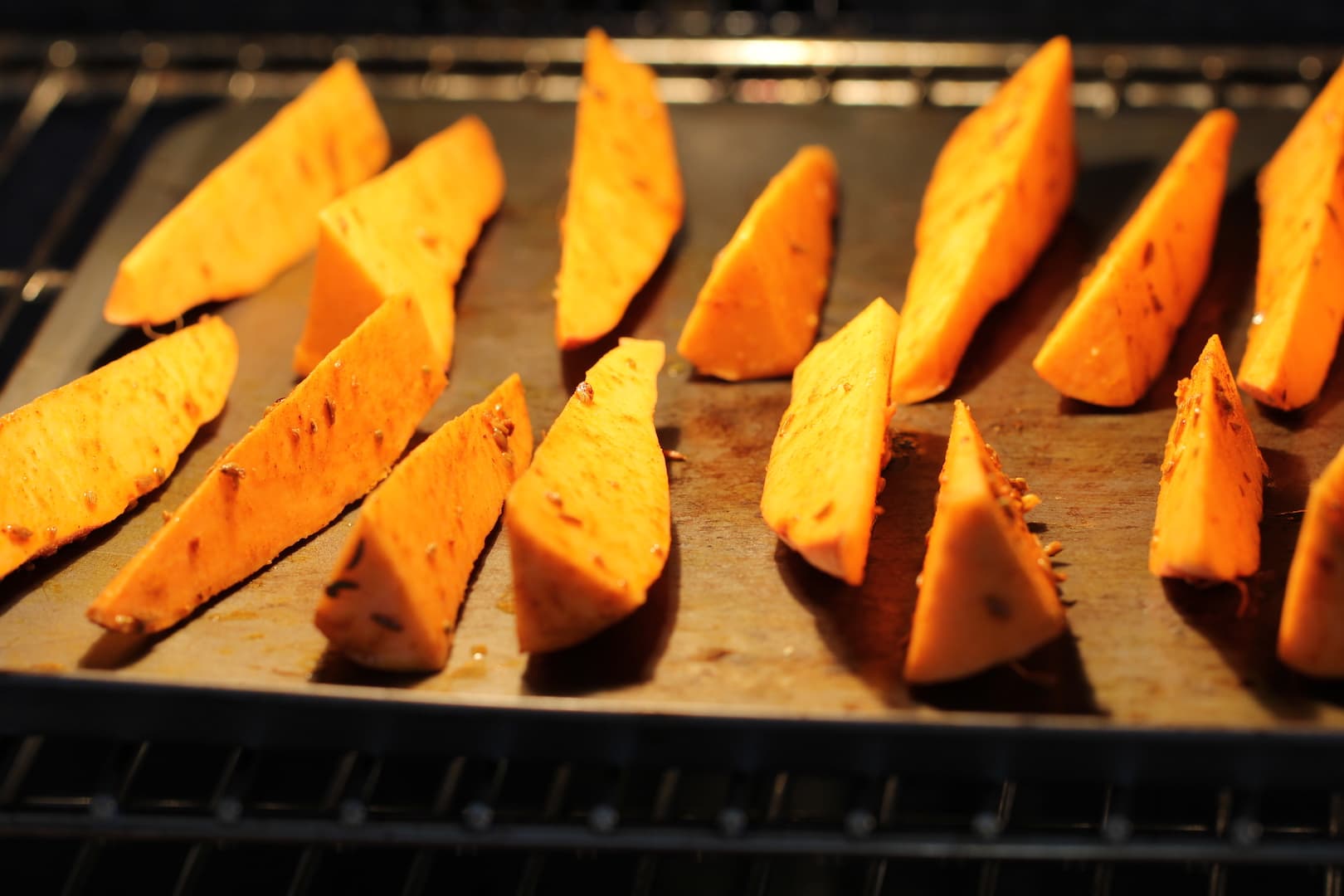 Sweet potato wedges 14