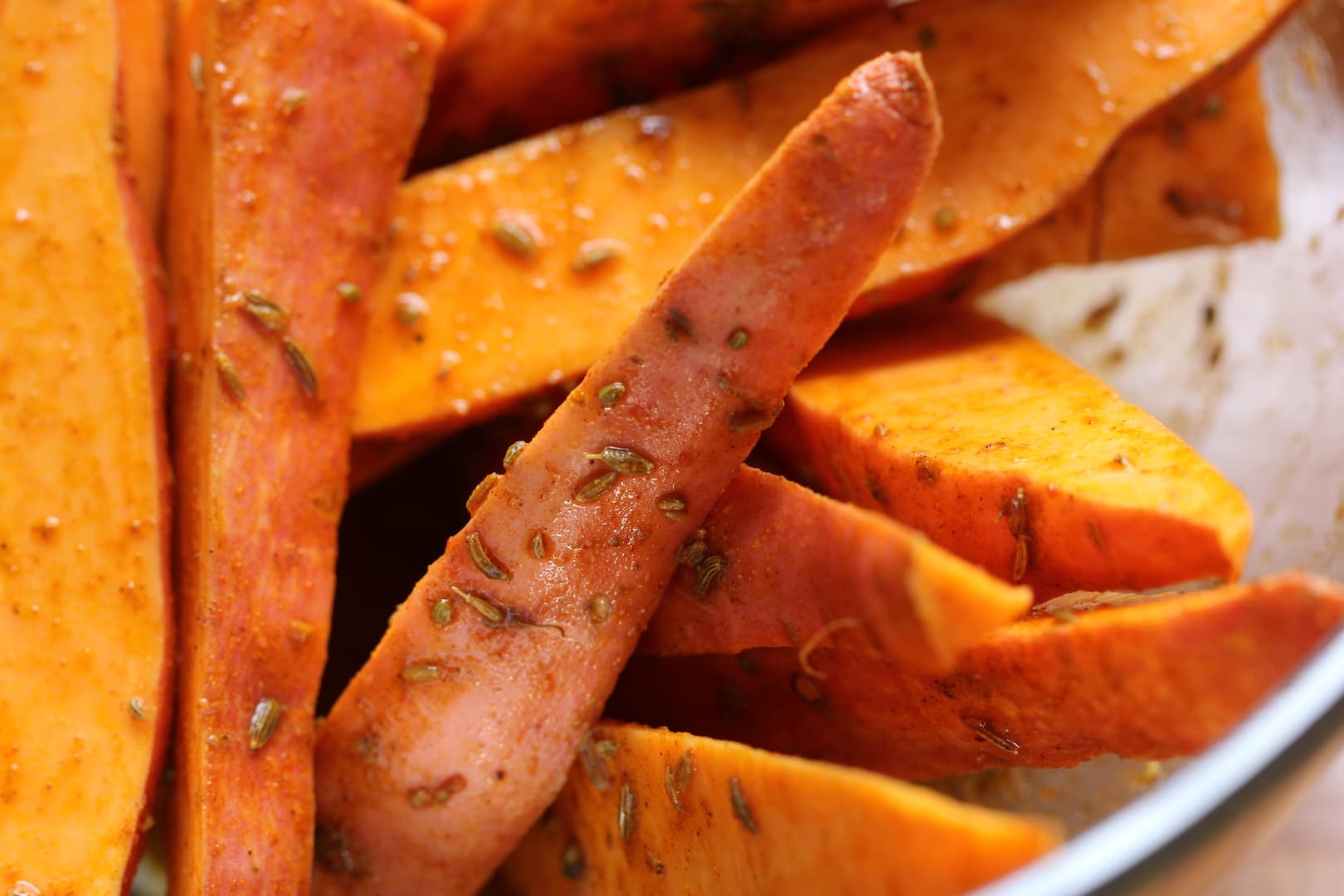 Sweet potato wedges 8