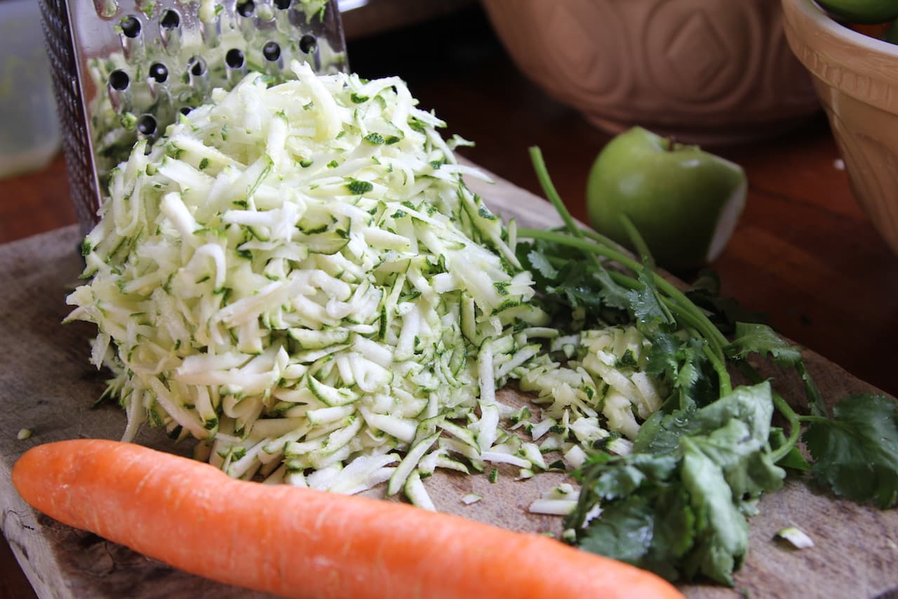 Halloumi Zucchini Carrot Cake — 3