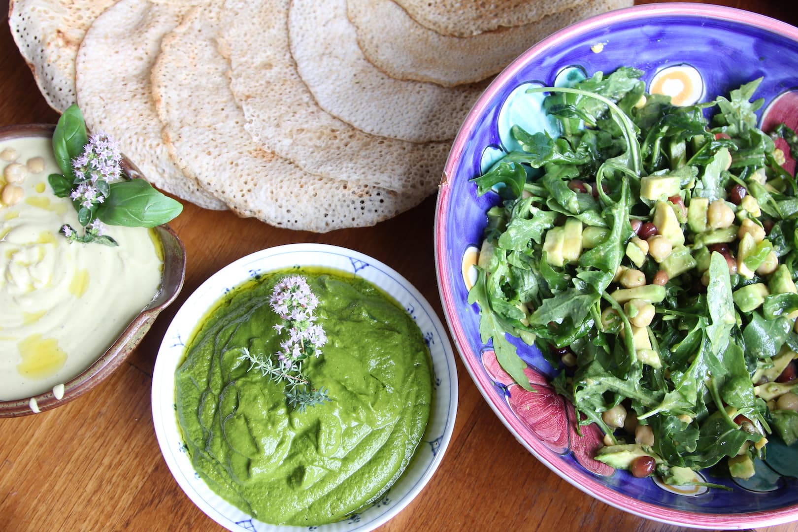 Arugula Chickpea Avocado Salad — 2