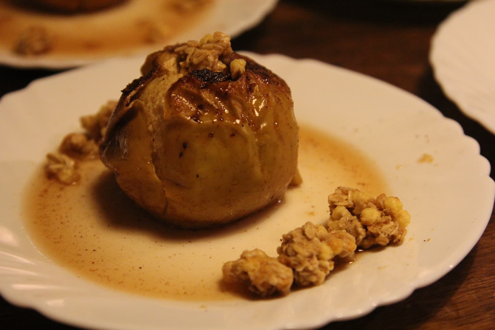 Baked apple w cinnamon 2