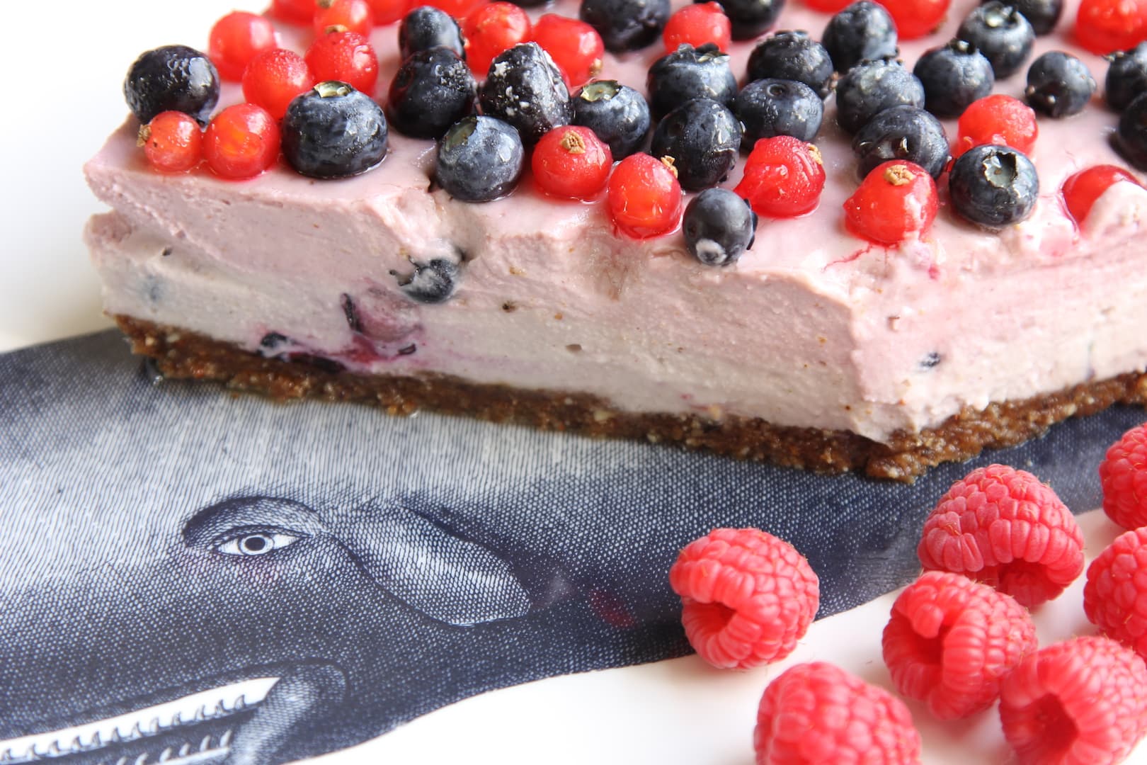 BlueRaspberry Cashew Cheese cake 12