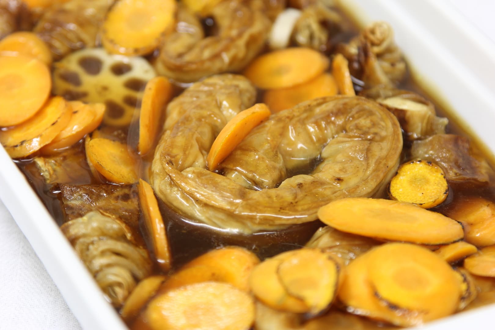 Lotus root sweet sour w tofu skinroll 7