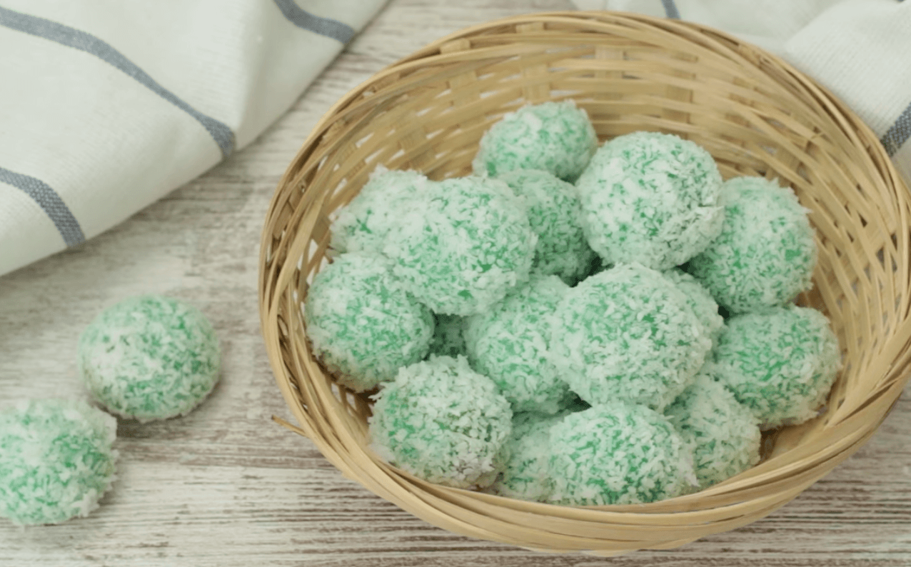 Pandan coconut balls 6