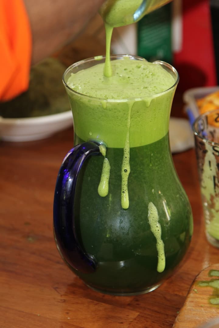 Wheatgrass juice